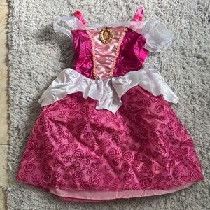 Pink Sleeping Beauty Kids Costume Dress